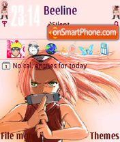 Ninja Girl 01 theme screenshot