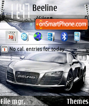 Audi R8 tema screenshot
