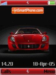 Capture d'écran Ferrari 599 RED thème