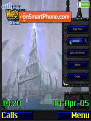 Capture d'écran Warcraft thème