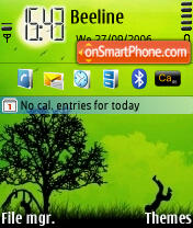 Nature Green theme screenshot