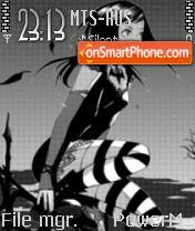 Gothic Girl 01 tema screenshot