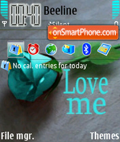 Love Me 01 tema screenshot