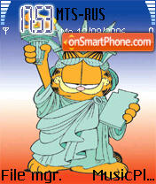 Capture d'écran Garfield 8 thème