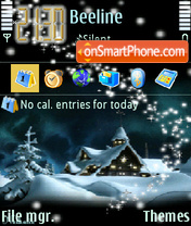 Snow Season theme screenshot