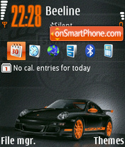 Capture d'écran Porsche v thème