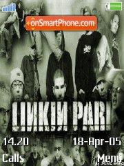 Capture d'écran Linkin Park thème