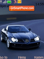 Car Mercedes es el tema de pantalla