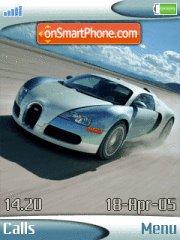 Скриншот темы Bugatti Veyron
