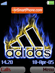 Adidas tema screenshot