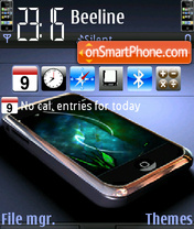 Capture d'écran iPhone Dream thème