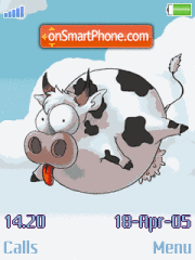 Capture d'écran Funny Cow thème