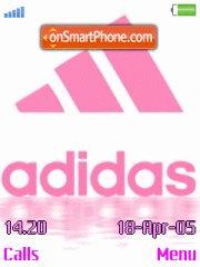 Capture d'écran Adidas Pink thème