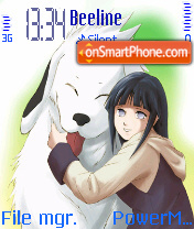 Naruto Hinata Akamaru tema screenshot