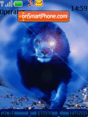 Lion animated tema screenshot