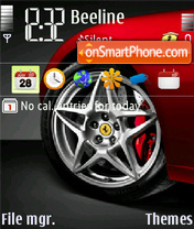 Скриншот темы Ferrari Wheel