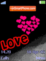 Black Love tema screenshot