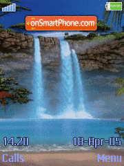 Скриншот темы Waterfall