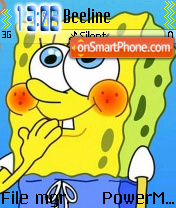 Скриншот темы SpongeBOB
