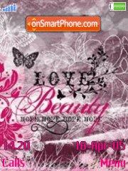 Love beauty Theme-Screenshot