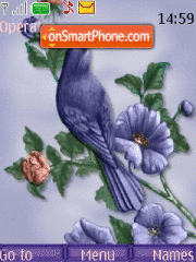 Birds animated theme screenshot