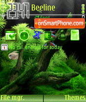 Dream Aquarium 01 theme screenshot