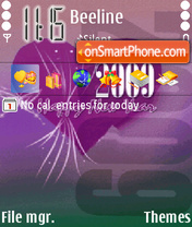 Happy New Year 2009 03 theme screenshot