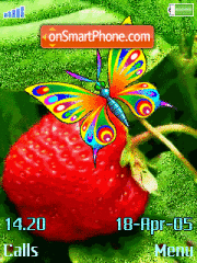Butterfly animated theme screenshot