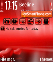 Capture d'écran Valentine 1 thème