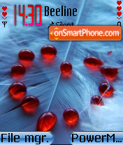 Heart Drops theme screenshot