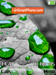 Capture d'écran Animated Water Drop thème