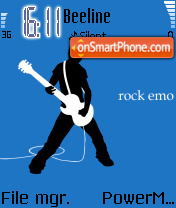 Rock Emo Theme-Screenshot
