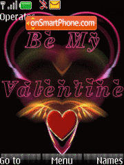 Скриншот темы Animated Valentine