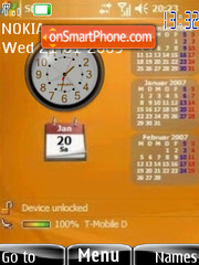 Orange World SWF tema screenshot