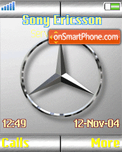 Capture d'écran Mercedes Benz thème