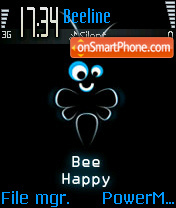 BeeHappy es el tema de pantalla