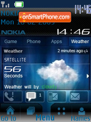 Cloud Flash 1.1 tema screenshot
