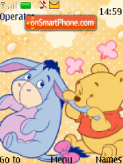 Скриншот темы Winnie the Pooh
