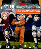 Konoha team 7 theme screenshot
