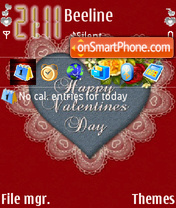 Скриншот темы Valentine Day 7 Animated
