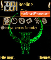 Capture d'écran Green Quake GT2009 thème