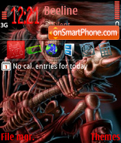 Capture d'écran Red Devil thème