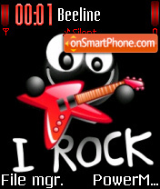 I Rock tema screenshot