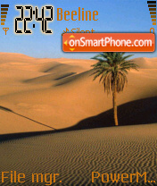 Sahara 01 es el tema de pantalla