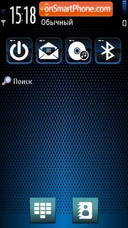 Blue Dots tema screenshot