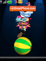 Clown animated theme screenshot