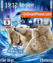 White Bears theme screenshot