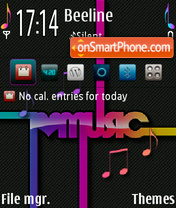 I love Music FP1 tema screenshot