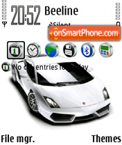 Lamborghini 14 tema screenshot