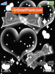 Black Hearts tema screenshot